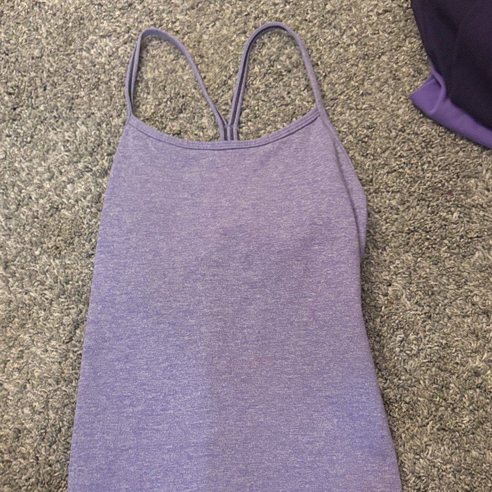 Lululemon purple tank top